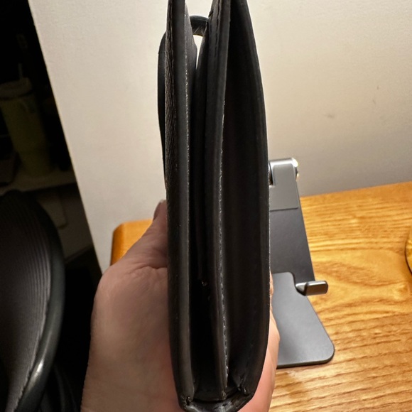 Celine Gray Vintage Leather Wallet. EUC. - Picture 6 of 7